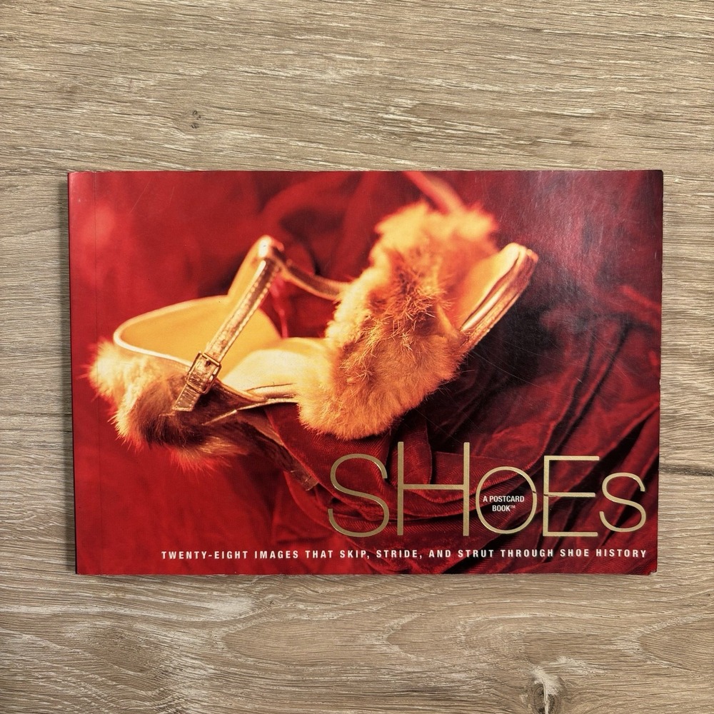 Shoes: A Postcard Book 1998 28 Images Of Shoe History Very Good Vintage Unique